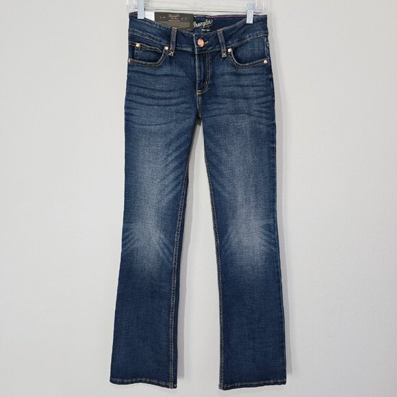 NWT Wrangler Retro Mae Bootcut Jeans Western Blue Size 26